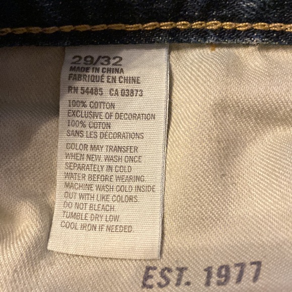 NWOT Mens American Eagle/distressed relaxed straight jeans /size 29/32 - Picture 7 of 8